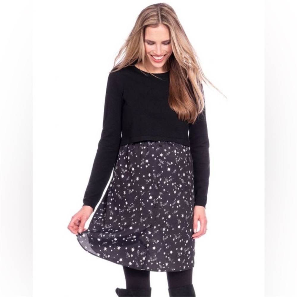 Seraphine Nursing & Maternity Sweater Dress Size 4
